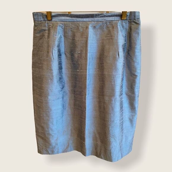 Vintage Kelly Graham New York Silk Skirt Lined EUC - Picture 1 of 4